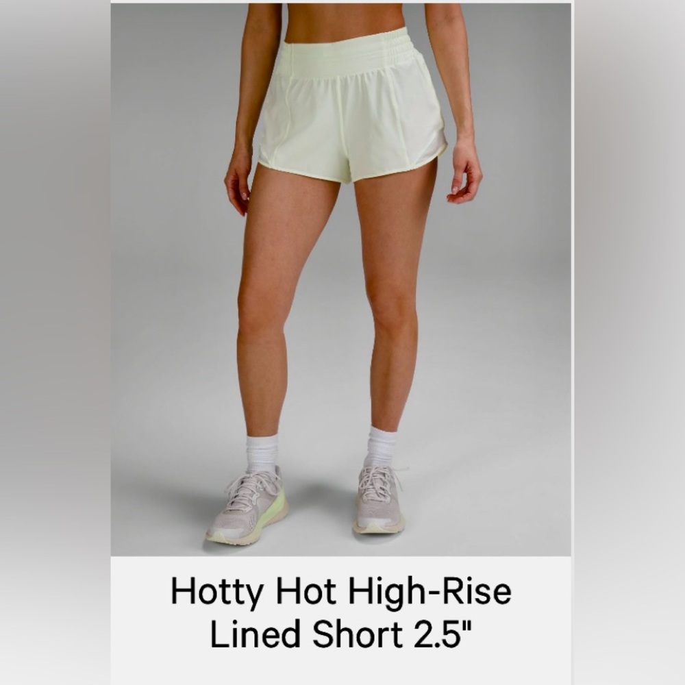 Lululemon Hotty Hot HR 2.5” lined size 10 color Elixir